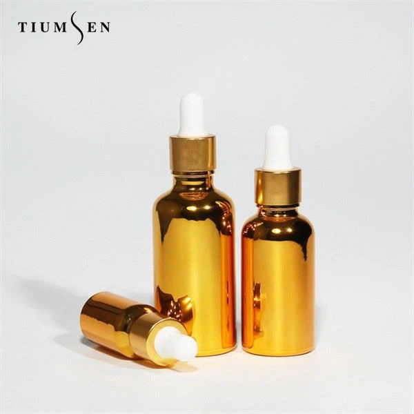Gold Dropper Bottle
